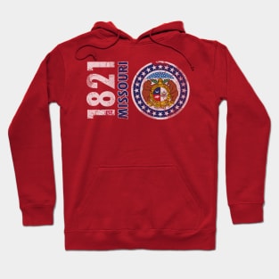 Retro 1821 Missouri State Flag Hoodie